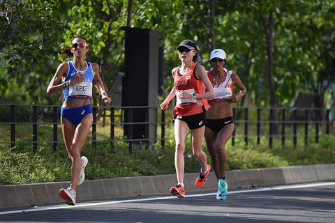 L'azzurra Giovanna Epis nella maratona olimpica (foto Fidal Colombo)