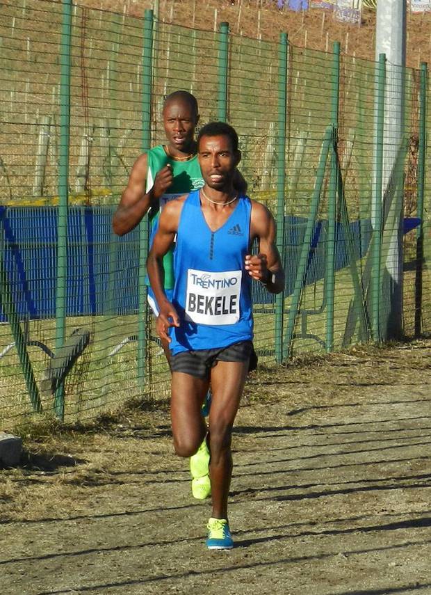 L'etiope Bekele vincitore del Cross Vallagarina (foto fidal)