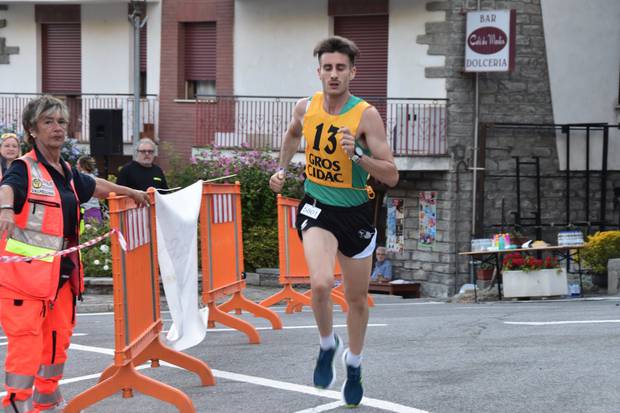 Lorenzo Brunier vincitore della Vapelenentse (foto Pont Saint Martin)