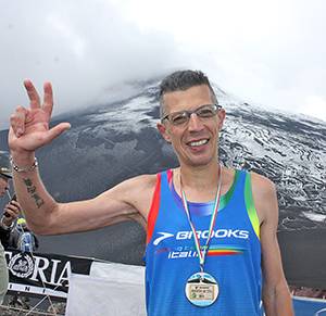 Lorenzo Tricheri terza vittoria alla SuperMaratona dell'Etna (foto organizzazione)