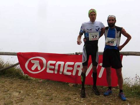 Luca Miori e Giuliano Gherardi al Baldo Vertical Running (foto fb Gherardi)