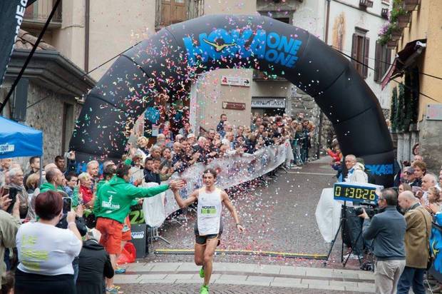 Cesare Maestri vincitore San Fermo Trail 2015 (foto corsainmontagna.it)
