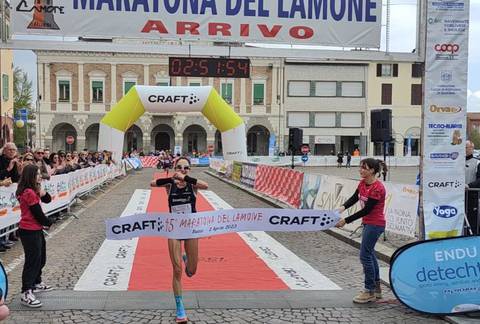 Maratona del Lamone vincitrice Silvia Luna (foto organizzazione)