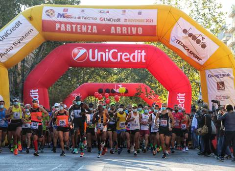 Maratona di Palermo partenza (foto organizzazione)
