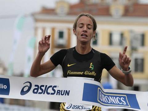 Marcherita Magnani vincitrice dellAsics Run di Cuneo (foto lastampa.it)