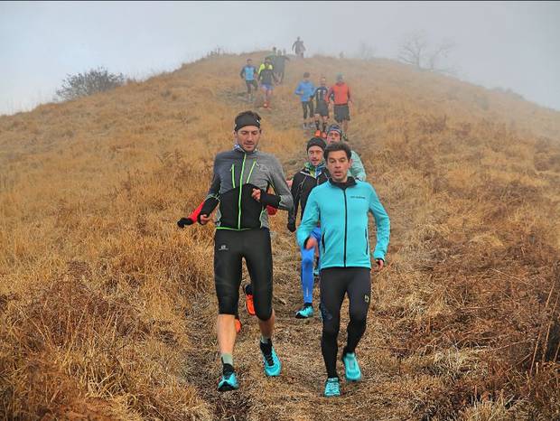 Marco De Gasperi e Scarpa con la Maratona della Valle Intrasca (foto Areaphoto)