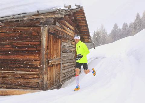 Marco De Gasperi vincitore Santa Caterina Winter Trail (foto  meneghello)