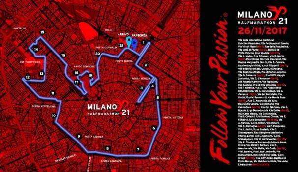 Milano21 Half Marathon (foto quotidianonet)