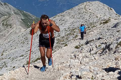 Monte Camicia Vertical vincitore Carlo Colaianni (foto organizzazione)