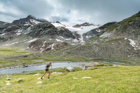 Oliviero Bosatelli tester della 100 miglia del Bernina (foto Ganassa)