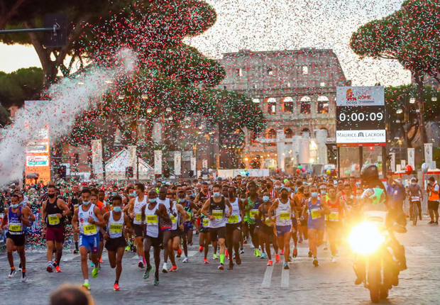 Partenza Run Rome The Marathon (foto organizzazione)
