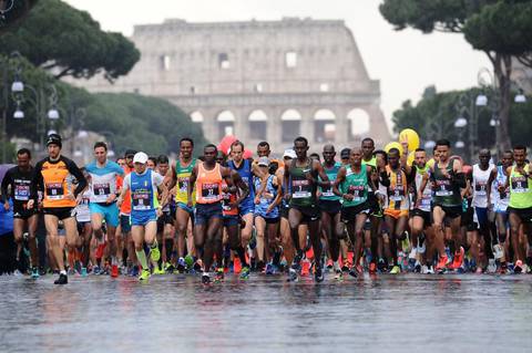 Partenza maratona di Roma (foto fidal)