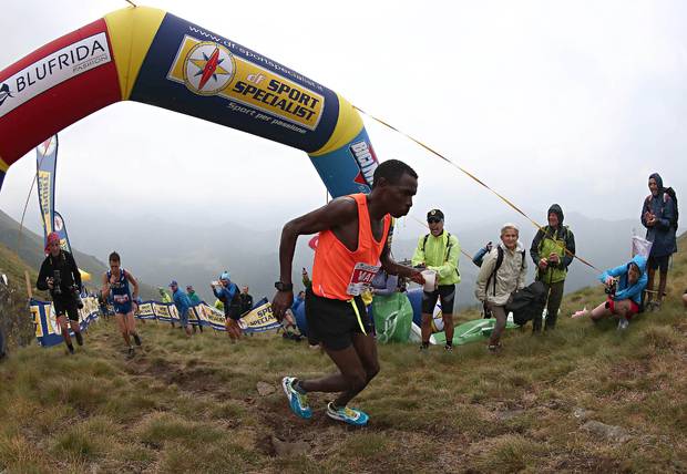Petro Mamu al Mondiale corsa in montagna lunghe distanze di Premana (foto newspower) 