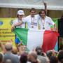 Podio campionati italiani corsa in montagna 2018 (foto Benedetto)