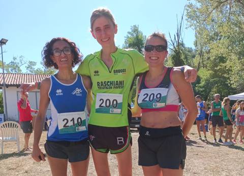 Podio femminile Trail San Zaccaria (foto organizzazione)