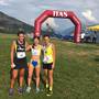 Podio femminile Trofeo Panarotta 2019 (foto La voce del Trentino)