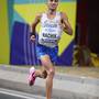 Rachik alla maratona di Doha (foto fidal colombo)