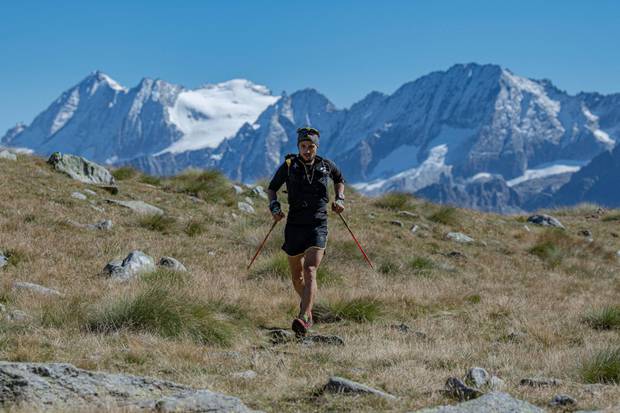 Roberto Mastrotto  vincitore di Adamello Ultra Trail 170 km (Foto Mauro Mariotti)
