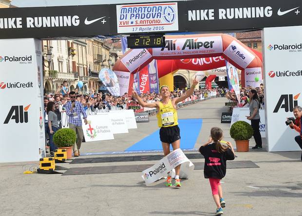 Ruggero Pertile vincitore Maratona di Padova 2016 (foto organizzazione)
