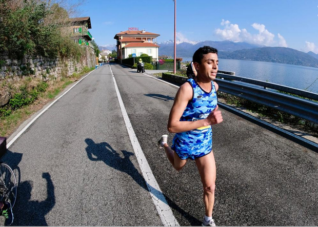 Said El Otmani secondo alla Lago Maggiore Half Marathon (foto donadio)