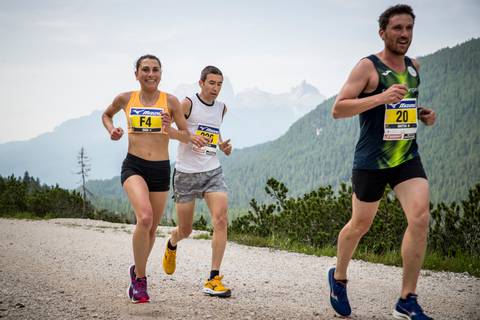 Sara Brogiato vincitrice Cortina Dobbiaco Run (foto Areaphoto)