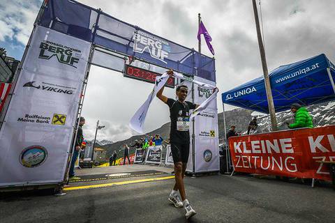 Filimon Abraham vincitore GrossGlockner Mountain Race (foto Guberti)