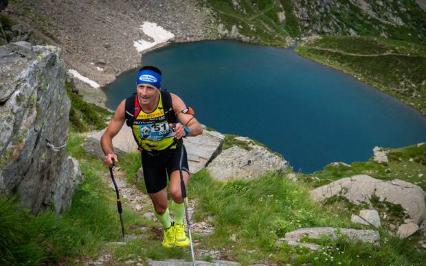 Sergio Bonaldi vincitore Biasca climb (foto biascaclimb)