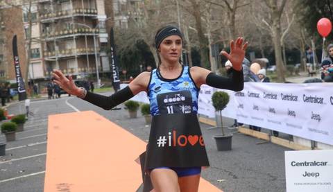 Sofiia Yaremchuk vincitrice della Terni Half Marathon (foto Fidal organizzazione)