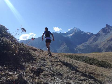 Sonia Glarey vincitrice del Grivola Trail (foto fb Glarey)