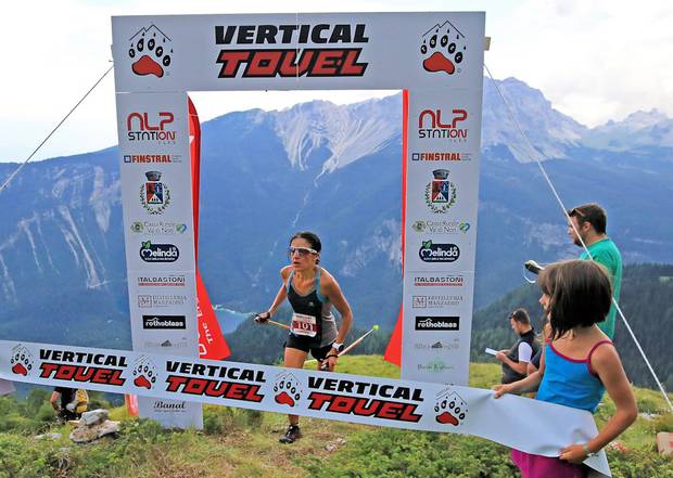 Stephanie Jimenez vincitrice Vertical Tovel (foto pegasomedia)