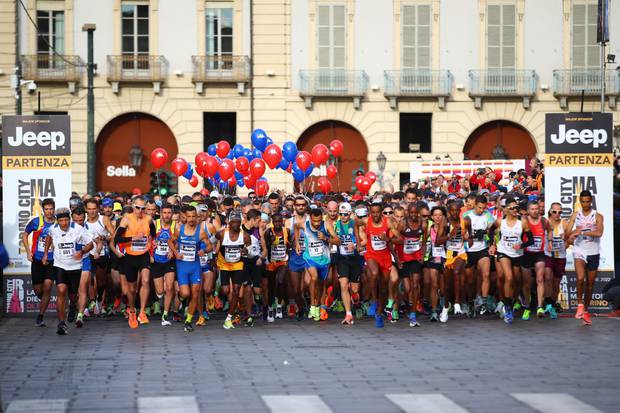 Torino City Marathon partenza (foto organizzazione)