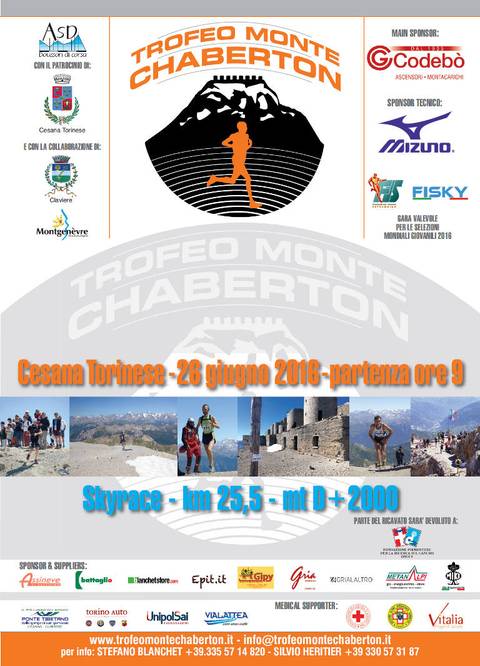 Volantino Trofeo Monte Chaberton 2016