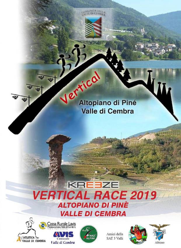 Volantino Vertical Race Altopiano di Pinè Valle di Cembra