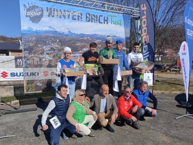 Winter Brich Valdengo podio maschile 13 km (foto De Cristoforo)