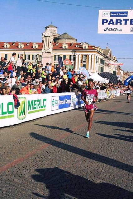 Yeman Crippa quarto e primo italiano all'Asics Run (foto fb Crippa)
