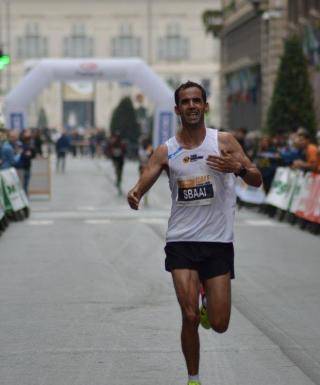 Youssef Sbaai vincitore della Turin Half Marathon (foto fidalpiemonte)