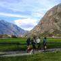 Di corsa sulla via Francigena della Valle d'Aosta (foto Carmela Vergura)
