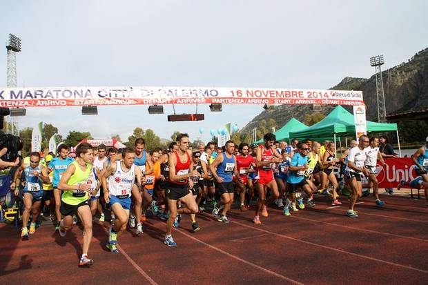 Partenza Maratona Città di Palermo (foto organizzazione)