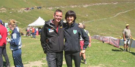 01 Jonathan Wyatt e Antonella Confortola allo Stellina \008 la grande coppia della corsa in montagna"