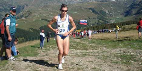Valentina Bellotti mondiali di corsa in montagna 2009 foto Chiampo
