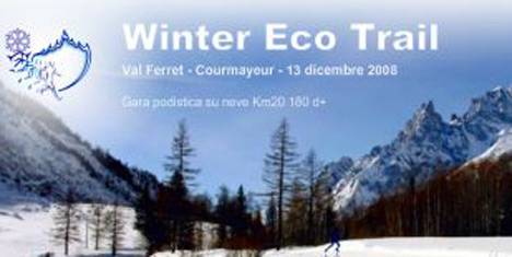winter eco trail courmayeur