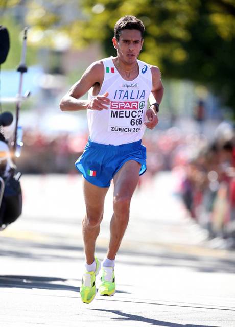 Daniele Meucci oro ai Campionati Europei di Maratona a Zurigo (foto Fidal/Colombo)